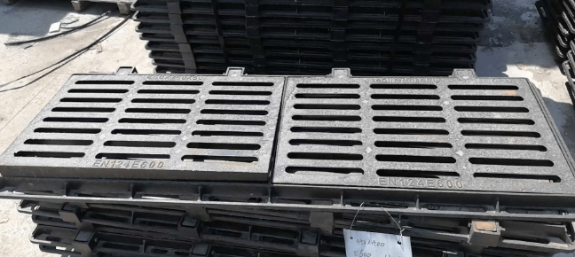 蕉城球墨铸铁连体双篦展示